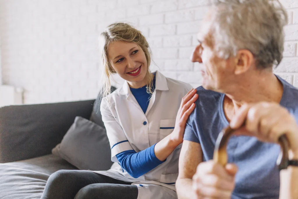 Navigating the Future of Healthcare 12 man smiling nurse nursing home 1